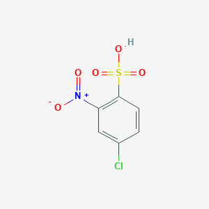 molecular formula C6H4ClNO5S B8434788 4-Chloro-2-nitrobenzenesulfonic acid 