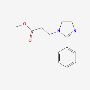 methyl 3-(2-phenyl-1H-imidazol-1-yl)propionate