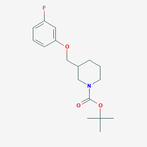 Tert-butyl 3-((3-fluorophenoxy)methyl)piperidine-1-carboxylate