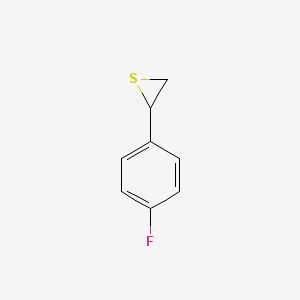 molecular formula C8H7FS B8434894 2-(4-Fluoro-phenyl)-thiirane 