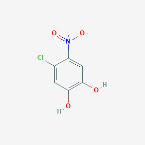 molecular formula C6H4ClNO4 B8434942 4-Chloro-5-nitrocatechol 