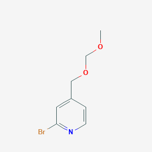 molecular formula C8H10BrNO2 B8434950 2-Bromo-4-(methoxymethoxymethyl)pyridine 