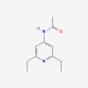 molecular formula C11H16N2O B8435041 4-(N-acetylamino)-2,6-diethylpyridine 