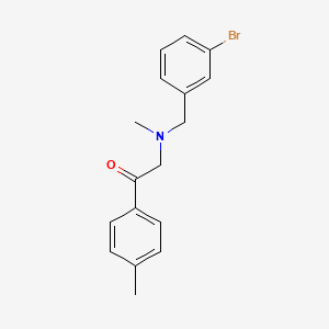 2-((3-Bromobenzyl)(methyl)amino)-1-p-tolylethanone