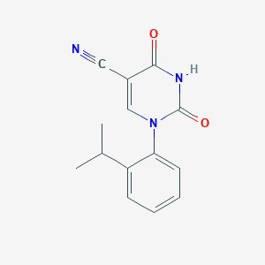 5-Cyano-1-(2-isopropylphenyl)uracil