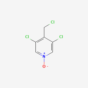 3,5-Dichloro-4-chloromethyl-pyridine 1-oxide