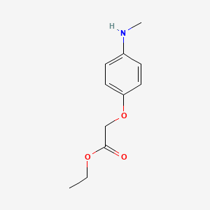 Ethyl 4-methylaminophenoxyacetate