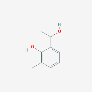 2-(1-Hydroxy-2-propenyl)-6-methylphenol