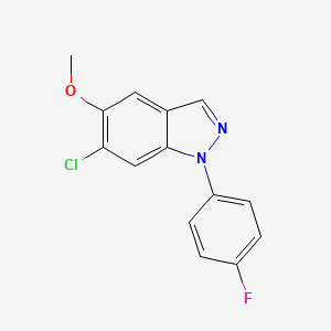 1-(4-Fluorophenyl)-6-chloro-5-methoxy-1H-indazole