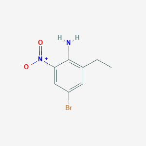 molecular formula C8H9BrN2O2 B8435246 4-Bromo-2-ethyl-6-nitroaniline 