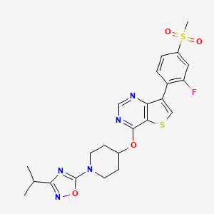 molecular formula C23H24FN5O4S2 B8435292 GPR119 agonist 2 