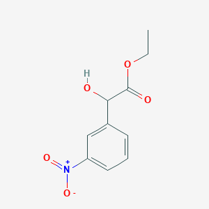 molecular formula C10H11NO5 B8435296 Ethyl 3-nitromandelate 