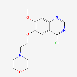 4-Chloro-7-methoxy-6-(2-morpholin-4-ylethoxy)quinazoline