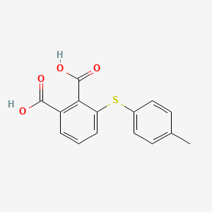 3-(p-Tolylthio)benzene-1,2-dicarboxylic acid