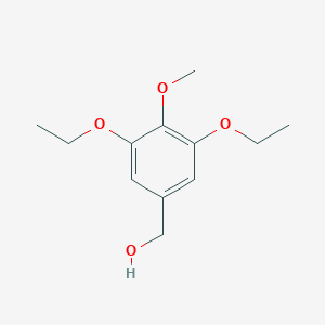 molecular formula C12H18O4 B8435419 (3,5-Diethoxy-4-methoxy-phenyl)-methanol 