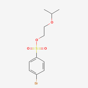molecular formula C11H15BrO4S B8435765 2-Isopropoxyethyl 4-Bromobenzenesulfonate 