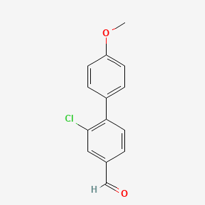 2-Chloro-4'-methoxy-1,1'-biphenyl-4-carbaldehyde