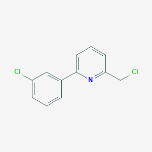 molecular formula C12H9Cl2N B8435840 2-Chloromethyl-6-(3-chloro-phenyl)-pyridine 