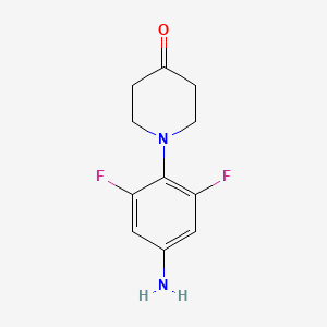 1-(4-Amino-2,6-difluorophenyl)-4-piperidinone