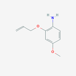 molecular formula C10H13NO2 B8435902 2-Allyloxy-4-methoxyaniline 