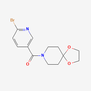 1-(6-Bromo-3-pyridyl)carbonyl-4-piperidone ethylene ketal