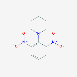 molecular formula C11H13N3O4 B8435919 1-(2,6-Dinitro-phenyl)-piperidine 