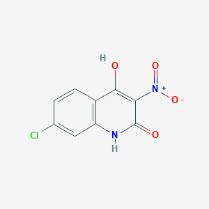 3-Nitro-4-hydroxy-7-chloroquinolin-2(1H)-one