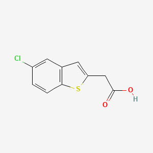 molecular formula C10H7ClO2S B8436077 5-Chlorobenzothiophene-2-acetic acid 