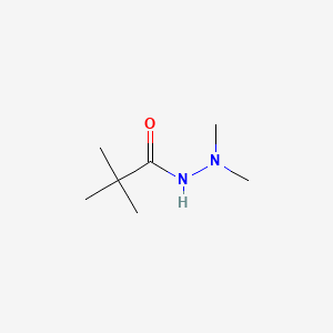 molecular formula C7H16N2O B8436115 N',N'-dimethylpivalohydrazide 