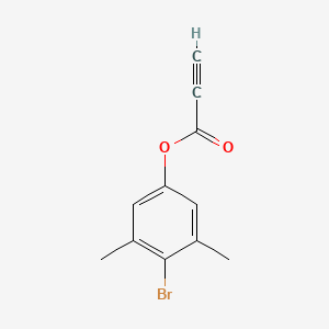 molecular formula C11H9BrO2 B8436219 4-Bromo-3,5-dimethylphenyl propiolate 