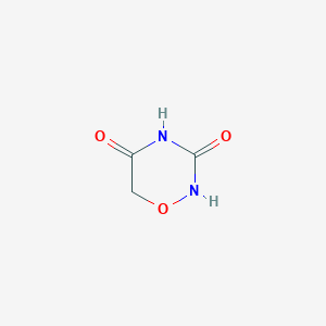 molecular formula C3H4N2O3 B8436323 1,2,4-Oxadiazinane-3,5-dione 