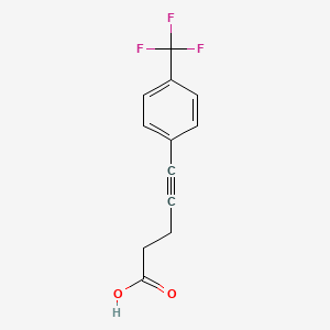 4-Pentynoic acid, 5-[4-(trifluoromethyl)phenyl]-