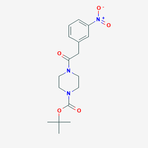 Tert-butyl 4-(2-(3-nitrophenyl)acetyl)piperazine-1-carboxylate