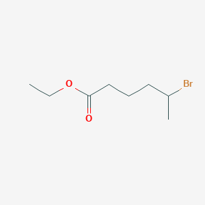 molecular formula C8H15BrO2 B8436574 Ethyl 5-bromohexanoate 