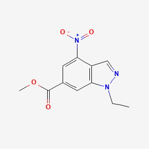 Methyl 1-ethyl-4-nitro-1H-indazole-6-carboxylate