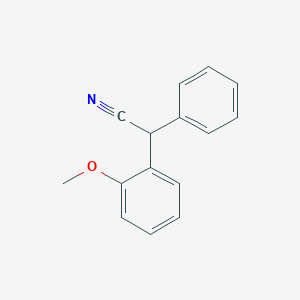 molecular formula C15H13NO B8436614 (2-Methoxyphenyl)(phenyl)acetonitrile 