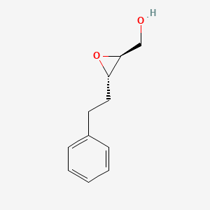 molecular formula C11H14O2 B8436632 (2S,3S)-2,3-Epoxy-5-phenyl-1-pentanol 