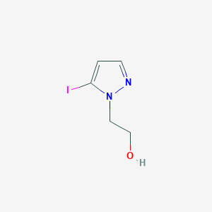 molecular formula C5H7IN2O B8436797 2-(5-Iodo-pyrazol-1-yl)-ethanol 