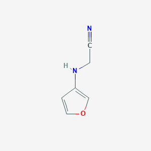 molecular formula C6H6N2O B8436862 alpha-(3-Furyl)aminoacetonitrile 