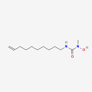 molecular formula C12H24N2O2 B8436940 N-(9-Decenyl)-N'-methyl-N'-hydroxyurea 