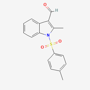 molecular formula C17H15NO3S B8436948 2-methyl-1-tosyl-1H-indole-3-carbaldehyde 