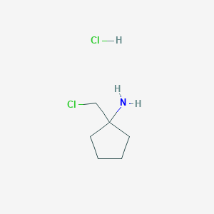 1-(Chloromethyl)cyclopentan-1-amine hydrochloride