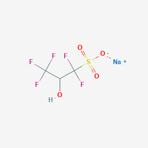 molecular formula C3H2F5NaO4S B8437012 Sodium 1,1,3,3,3-pentafluoro-2-hydroxypropanesulfonate 