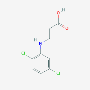 molecular formula C9H9Cl2NO2 B8437043 N-(2,5-dichloropheyl)-beta-alanine 