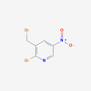2-Bromo-3-(bromomethyl)-5-nitropyridine