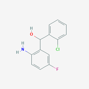 (2-Amino-5-fluorophenyl)-(2-chlorophenyl)methanol