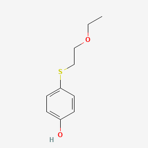 4-[(2-Ethoxyethyl)thio]phenol