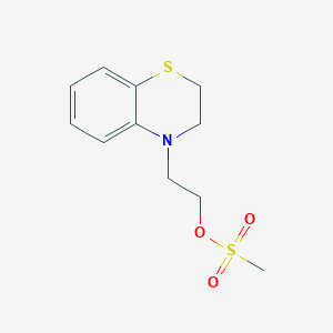 2-(2,3-Dihydro-1,4-benzothiazin-4-yl)ethyl methanesulfonate