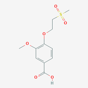 3-Methoxy-4-(2-(methylsulfonyl)ethoxy)benzoic acid