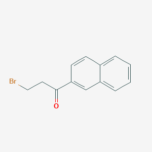 molecular formula C13H11BrO B8437801 Bromoethyl-2-naphthyl ketone 